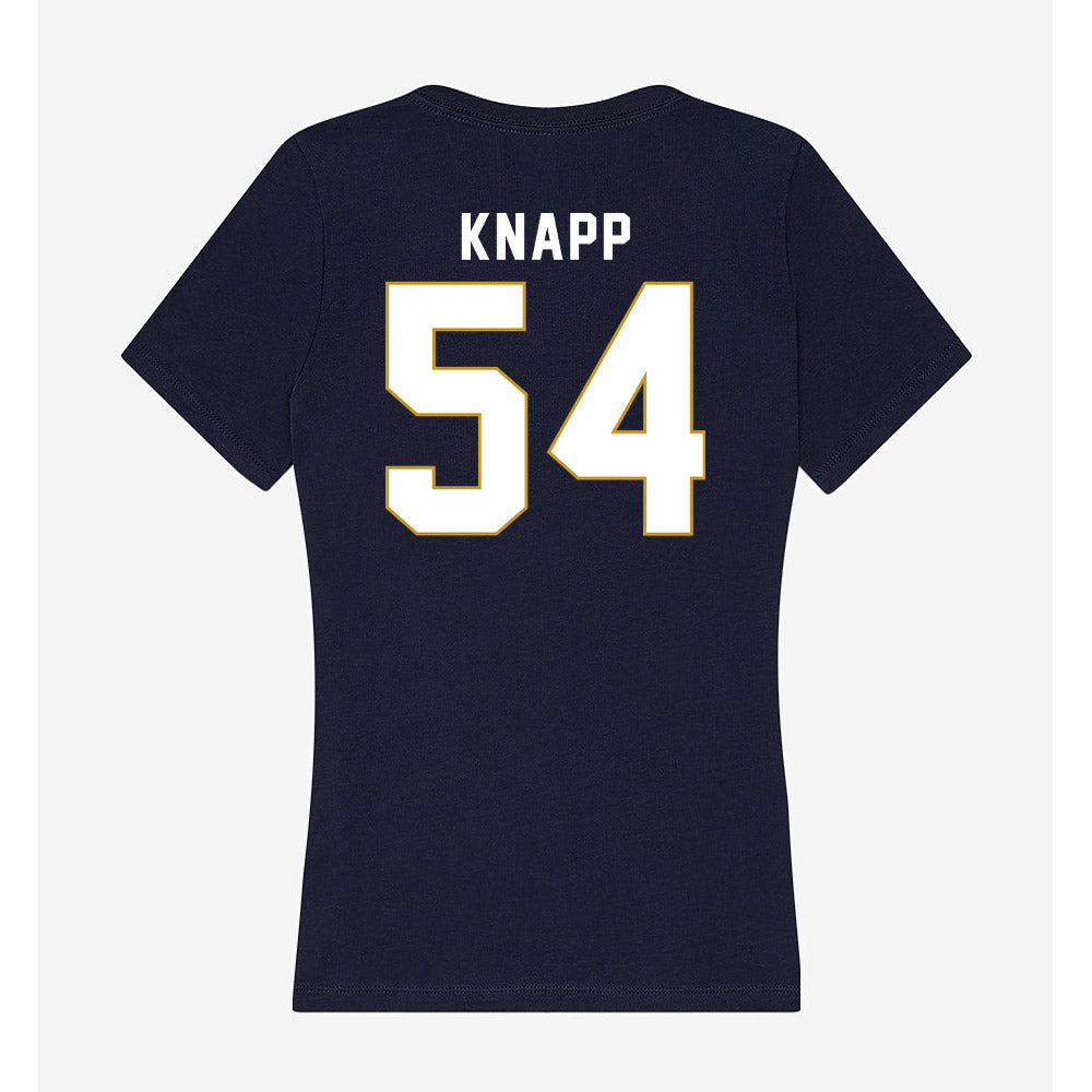 Notre Dame - NCAA Football : Anthonie Knapp - Women's V-Neck T-Shirt-1