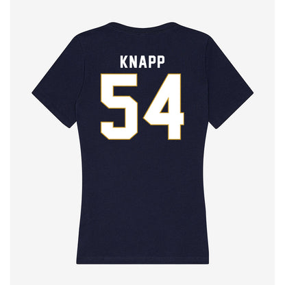 Notre Dame - NCAA Football : Anthonie Knapp - Women's V-Neck T-Shirt-1