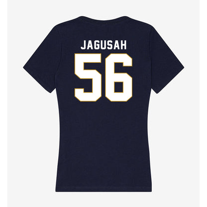 Notre Dame - NCAA Football : Charles Jagusah - Women's V-Neck T-Shirt-1
