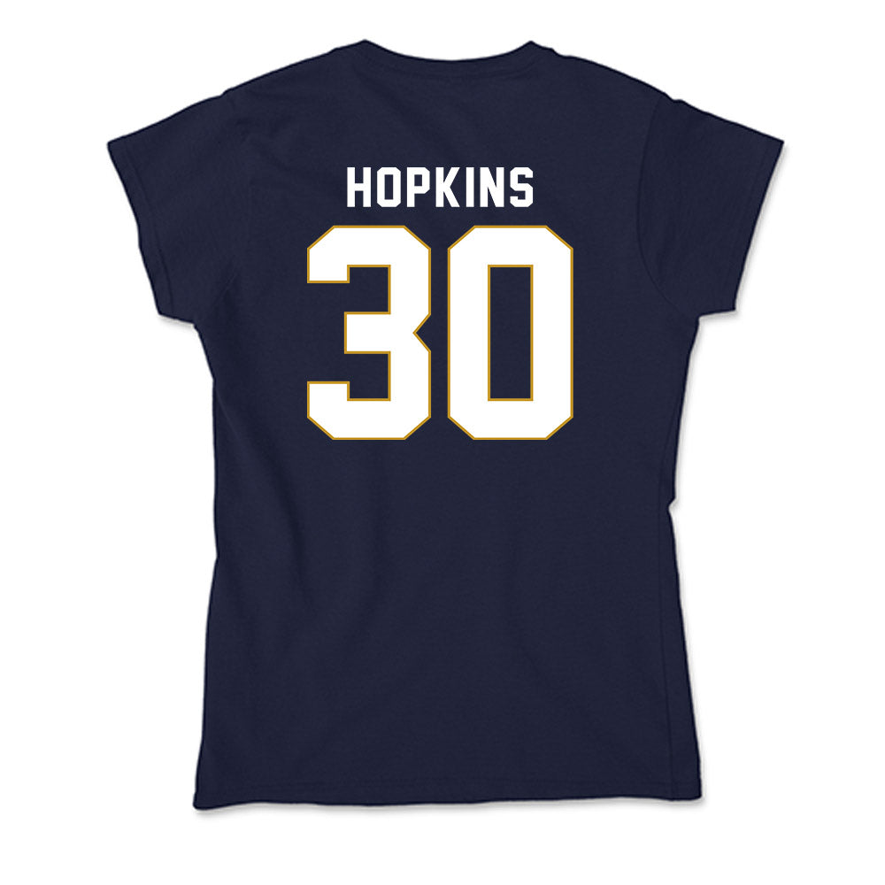 Notre Dame - NCAA Women's Lacrosse : Brooke Hopkins - Soft Style Women’s T-Shirt-1