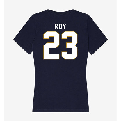 Notre Dame - NCAA Women's Soccer : Morgan Roy - Women's V-Neck T-Shirt-1