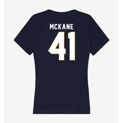 Notre Dame - NCAA Men's Lacrosse : Matt McKane - Women's V-Neck T-Shirt-1