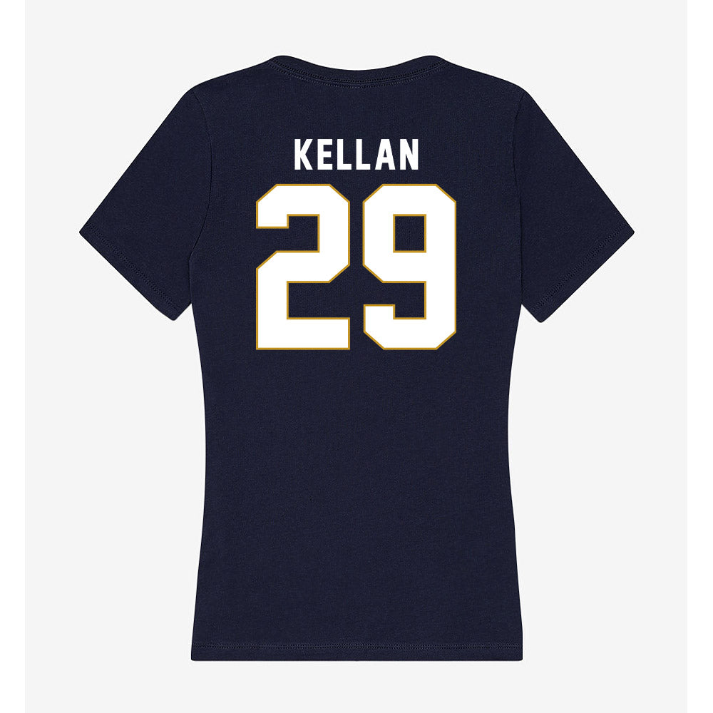 Notre Dame - NCAA Men's Lacrosse : Dylan Kellan - Women's V-Neck T-Shirt-1