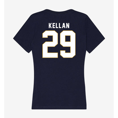 Notre Dame - NCAA Men's Lacrosse : Dylan Kellan - Women's V-Neck T-Shirt-1