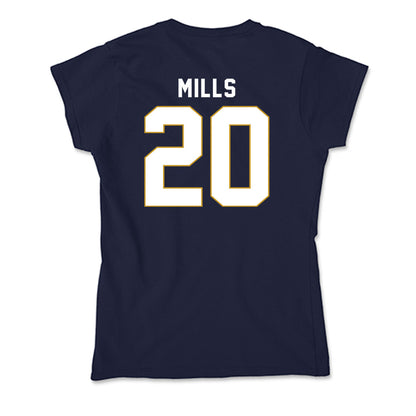 Notre Dame - NCAA Women's Soccer : Abby Mills - Soft Style Women’s T-Shirt-1