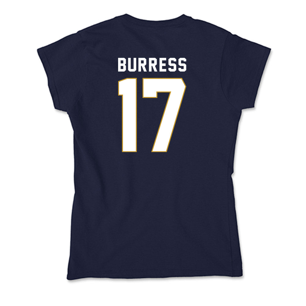 Notre Dame - NCAA Football : Elijah Burress - Soft Style Women’s T-Shirt-1