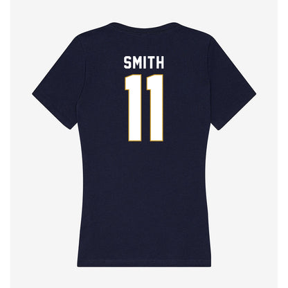 Notre Dame - NCAA Women's Basketball : Jordyn Smith - Women's V-Neck T-Shirt-1