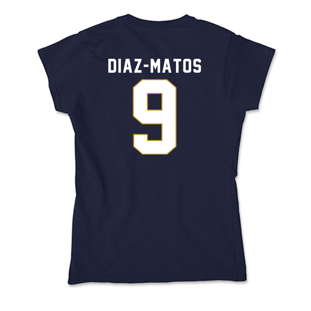 Notre Dame - NCAA Men's Lacrosse : Aidan Diaz-Matos - Soft Style Women’s T-Shirt-1