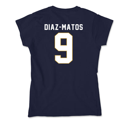 Notre Dame - NCAA Men's Lacrosse : Aidan Diaz-Matos - Soft Style Women’s T-Shirt-1