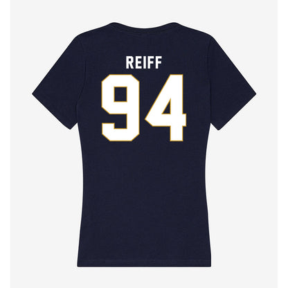 Notre Dame - NCAA Football : Joe Reiff - Women's V-Neck T-Shirt-1