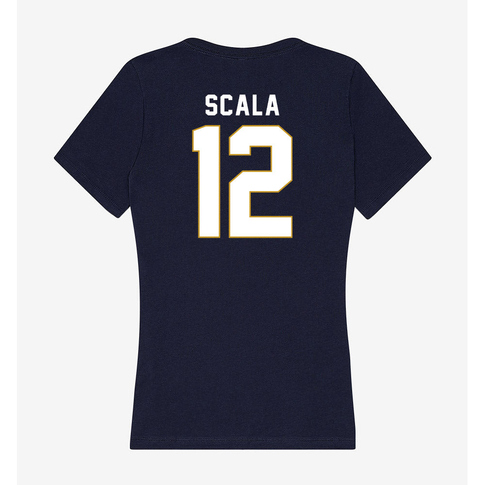 Notre Dame - NCAA Men's Soccer : Ethan Scala - Women's V-Neck T-Shirt-1