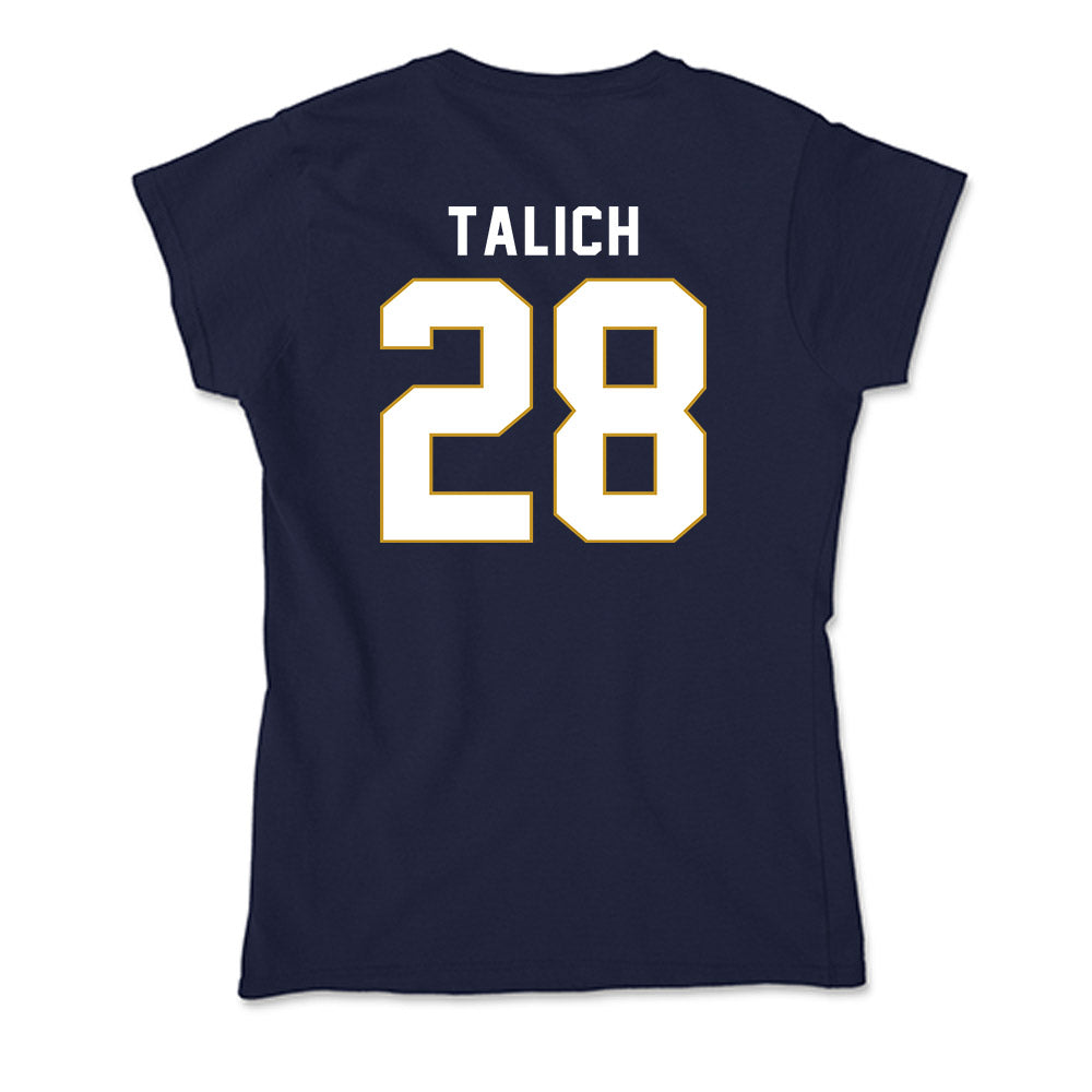 Notre Dame - NCAA Football : Luke Talich - Soft Style Women’s T-Shirt-1
