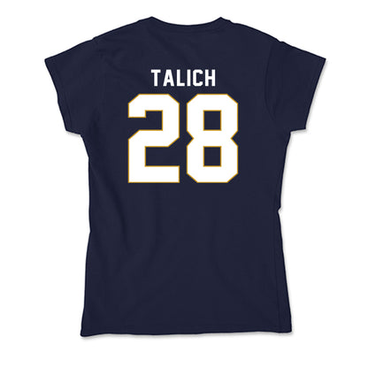 Notre Dame - NCAA Football : Luke Talich - Soft Style Women’s T-Shirt-1