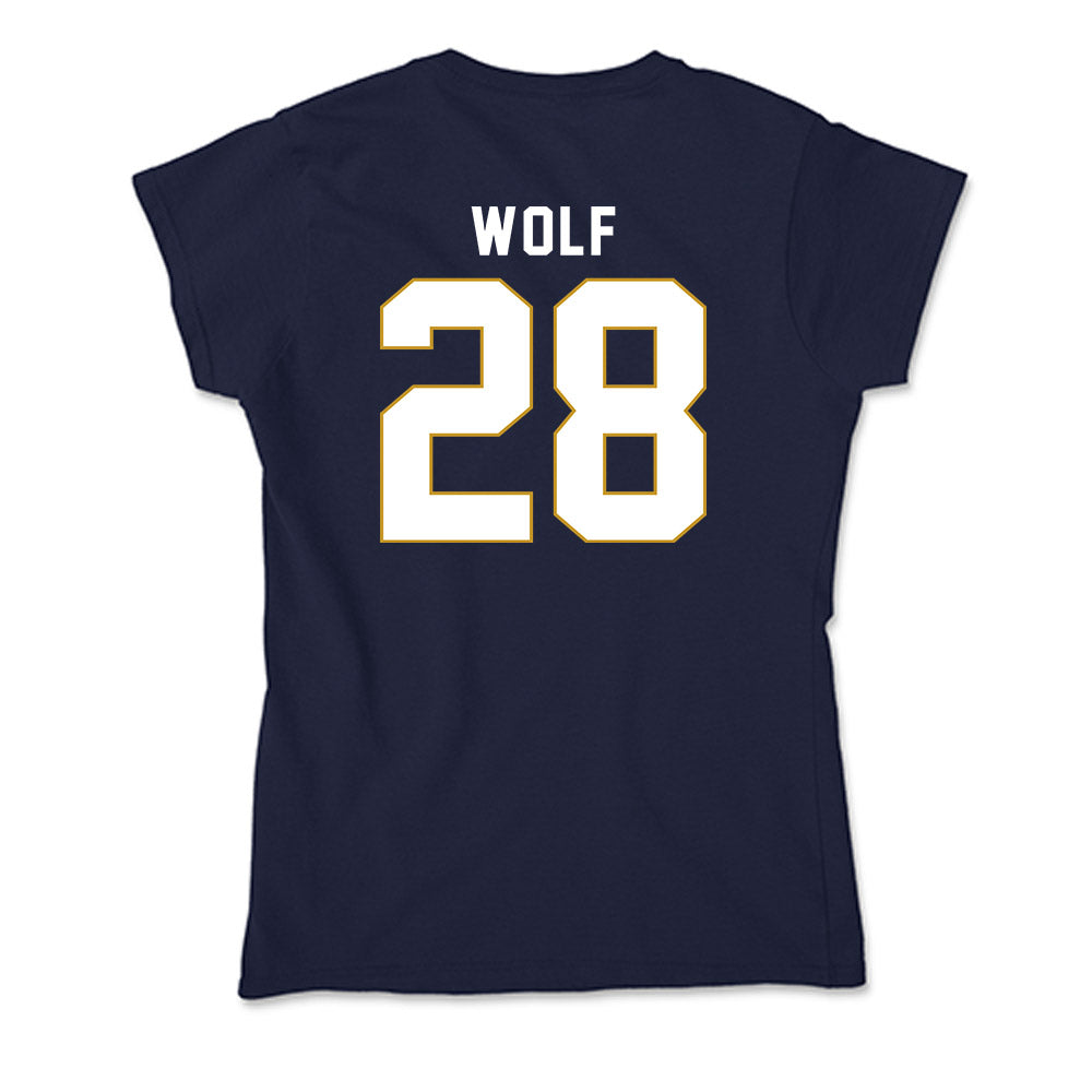 Notre Dame - NCAA Baseball : Rhys Wolf - Soft Style Women’s T-Shirt-1