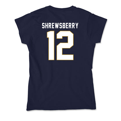 Notre Dame - NCAA Men's Basketball : Nick Shrewsberry - Soft Style Women’s T-Shirt-1