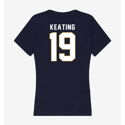 Notre Dame - NCAA Women's Lacrosse : Hadley Keating - Women's V-Neck T-Shirt-1
