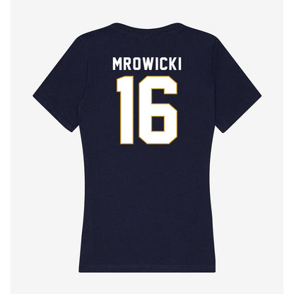 Notre Dame - NCAA Women's Soccer : Meghan Mrowicki - Women's V-Neck T-Shirt-1