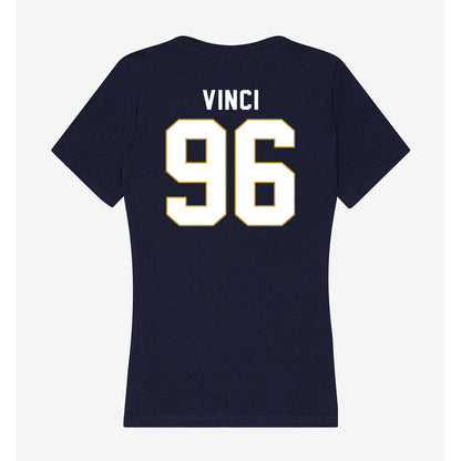 Notre Dame - NCAA Football : Joseph Vinci - Women's V-Neck T-Shirt-1