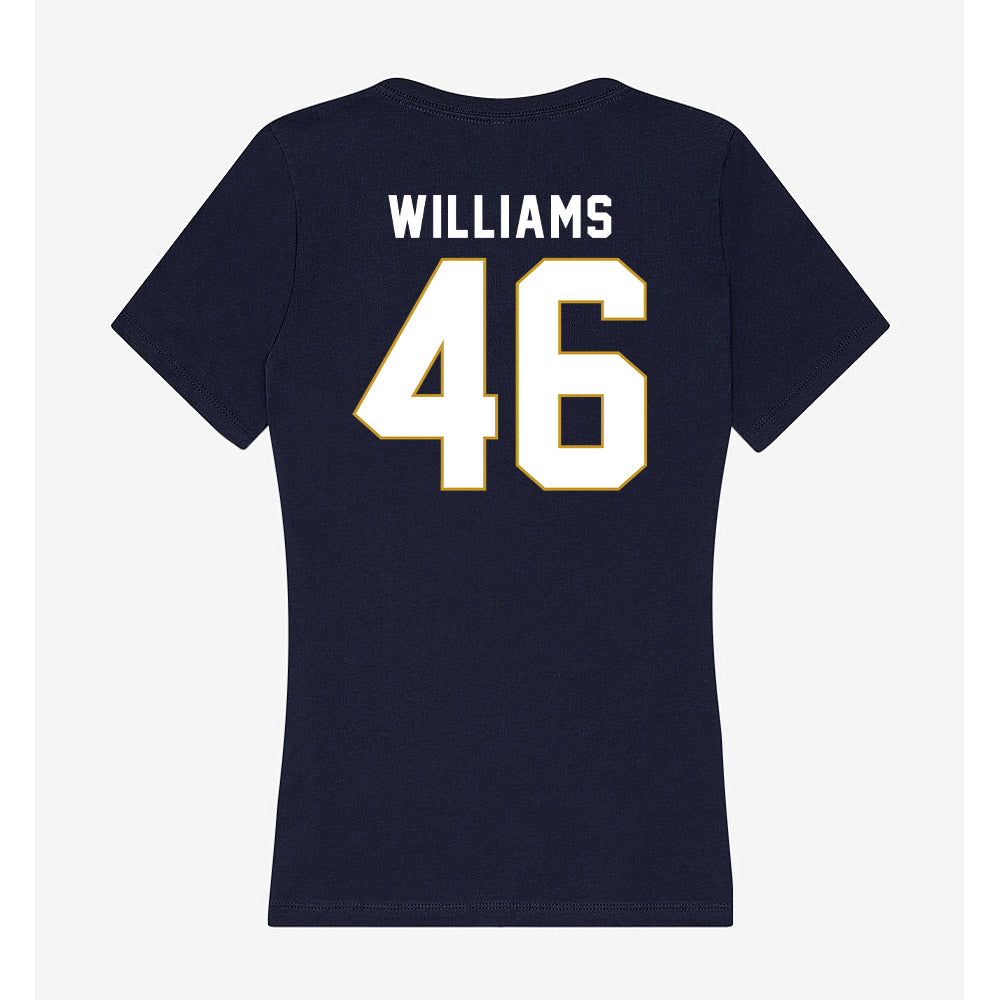 Notre Dame - NCAA Football : Matt Williams - Women's V-Neck T-Shirt-1