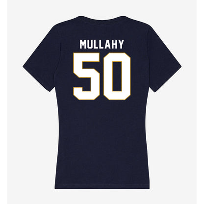 Notre Dame - NCAA Men's Lacrosse : Brendan Mullahy - Women's V-Neck T-Shirt-1