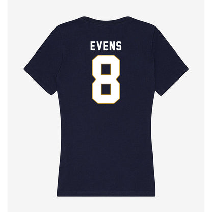 Notre Dame - NCAA Women's Volleyball : Maya Evens - Women's V-Neck T-Shirt-1