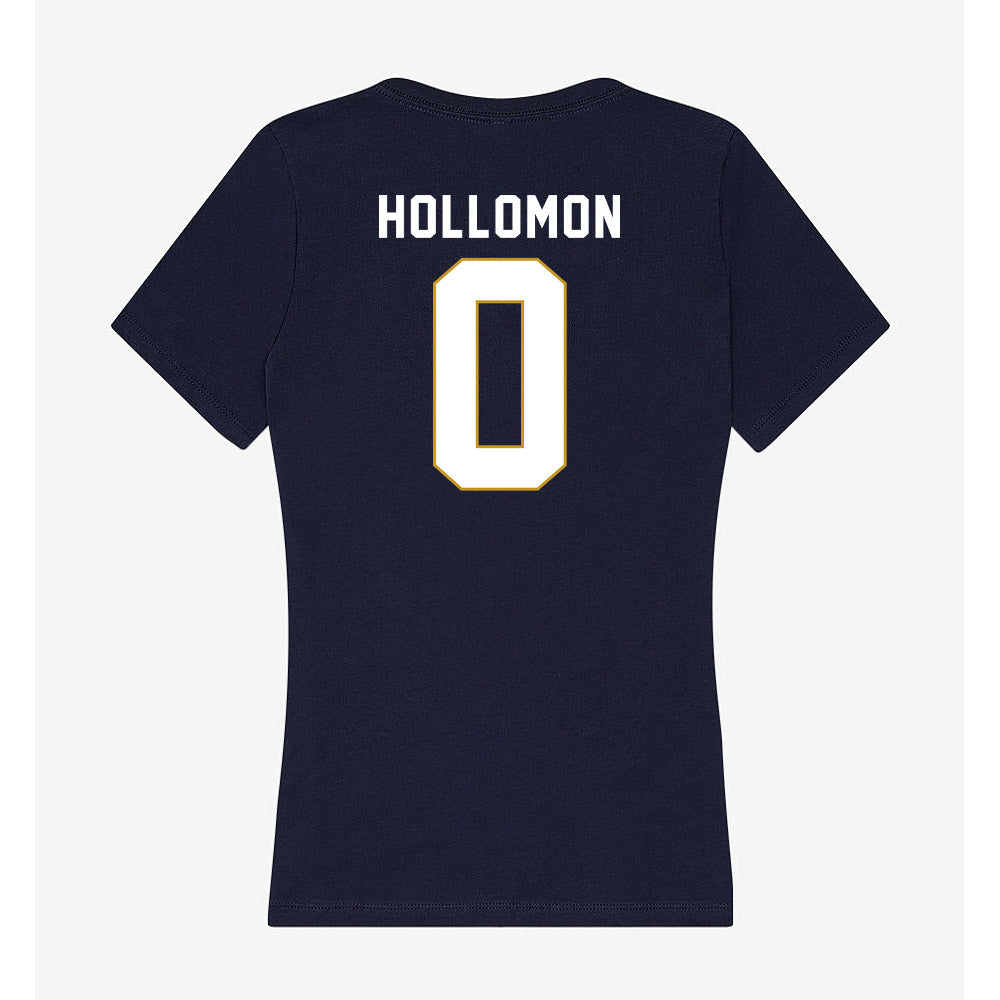 Notre Dame - NCAA Women's Soccer : Jackie Hollomon - Women's V-Neck T-Shirt-1