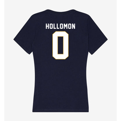 Notre Dame - NCAA Women's Soccer : Jackie Hollomon - Women's V-Neck T-Shirt-1