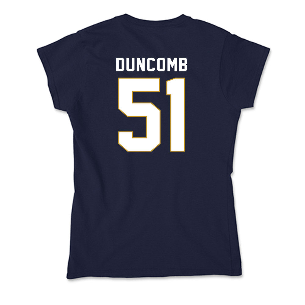Notre Dame - NCAA Men's Basketball : Logan Duncomb - Soft Style Women’s T-Shirt-1