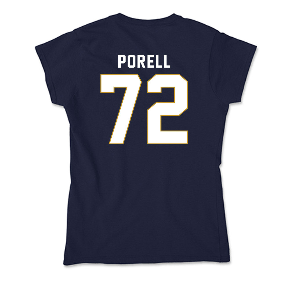 Notre Dame - NCAA Men's Lacrosse : Thomas Porell - Soft Style Women’s T-Shirt-1