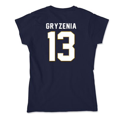 Notre Dame - NCAA Men's Lacrosse : Andrew Gryzenia - Soft Style Women’s T-Shirt-1