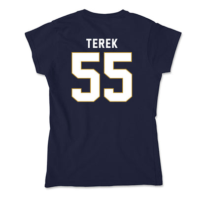 Notre Dame - NCAA Football : Christopher Terek - Soft Style Women’s T-Shirt-1