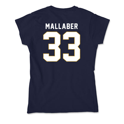 Notre Dame - NCAA Women's Lacrosse : Katie Mallaber - Soft Style Women’s T-Shirt-3