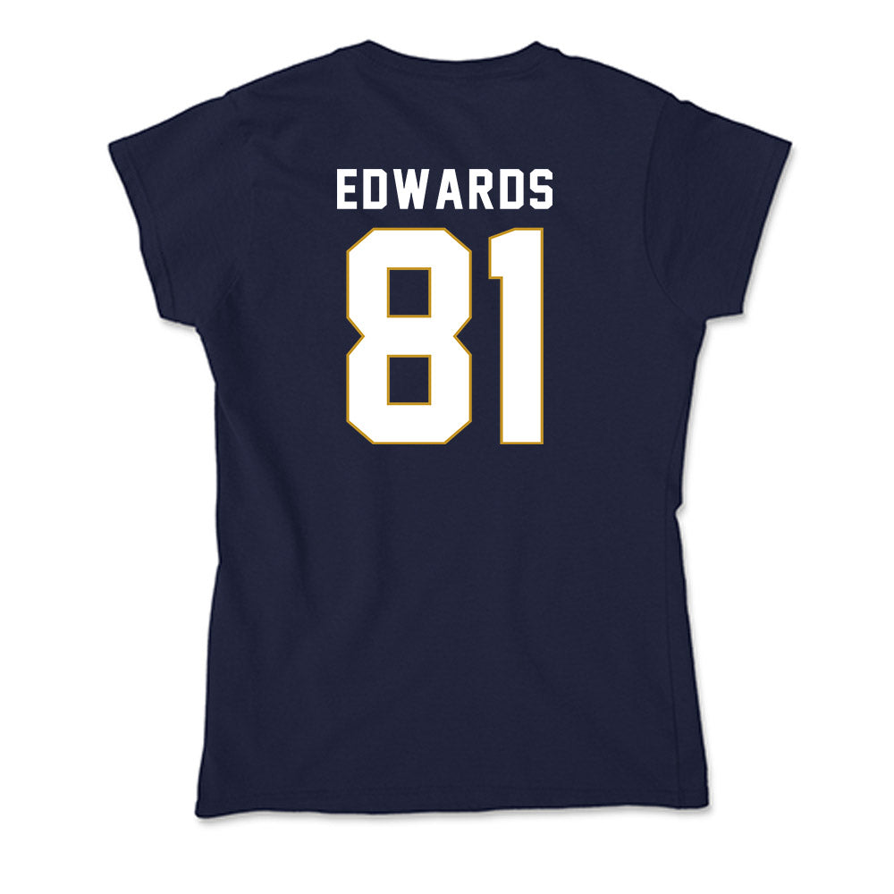 Notre Dame - NCAA Men's Ice Hockey : Beckham Edwards - Soft Style Women’s T-Shirt-1