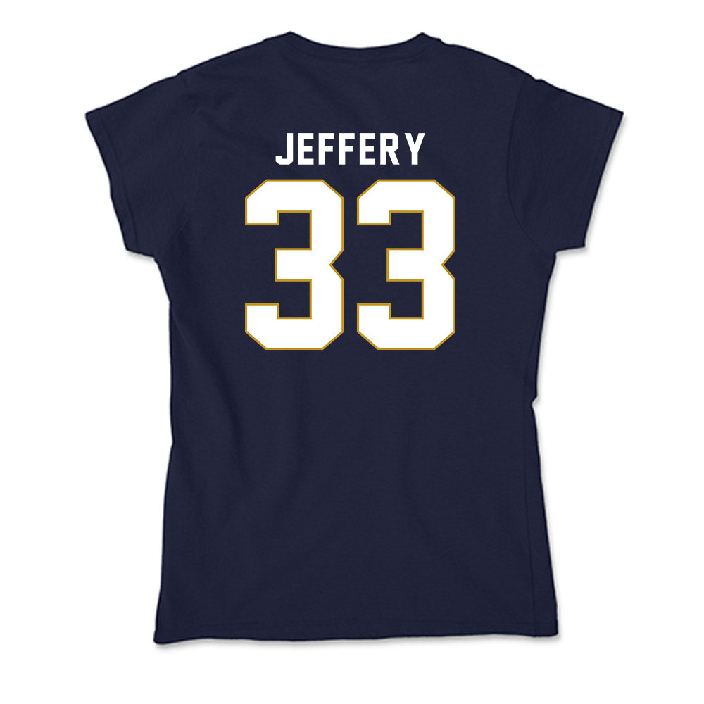 Notre Dame - NCAA Football : Matthew Jeffery - Soft Style Women’s T-Shirt-1