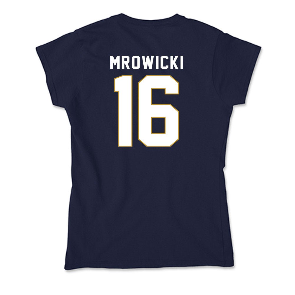 Notre Dame - NCAA Women's Soccer : Meghan Mrowicki - Soft Style Women’s T-Shirt-1