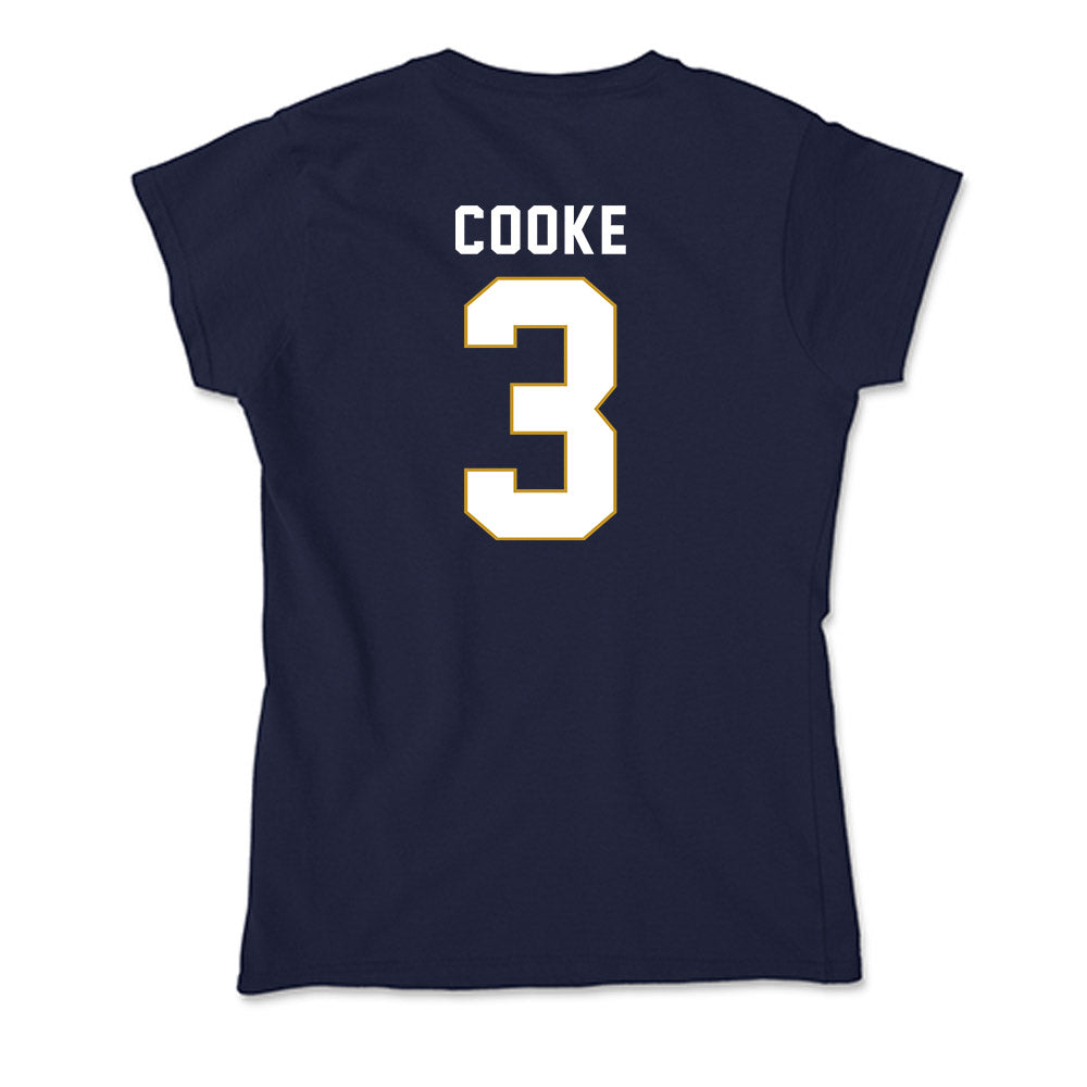 Notre Dame - NCAA Men's Lacrosse : Declan Cooke - Soft Style Women’s T-Shirt-1