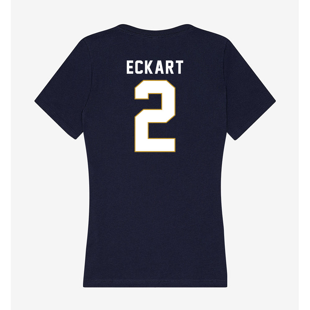 Notre Dame - NCAA Softball : Rebecca Eckart - Women's V-Neck T-Shirt-1