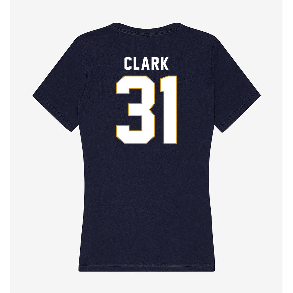 Notre Dame - NCAA Baseball : Evan Clark - Women's V-Neck T-Shirt-1