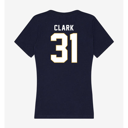 Notre Dame - NCAA Baseball : Evan Clark - Women's V-Neck T-Shirt-1