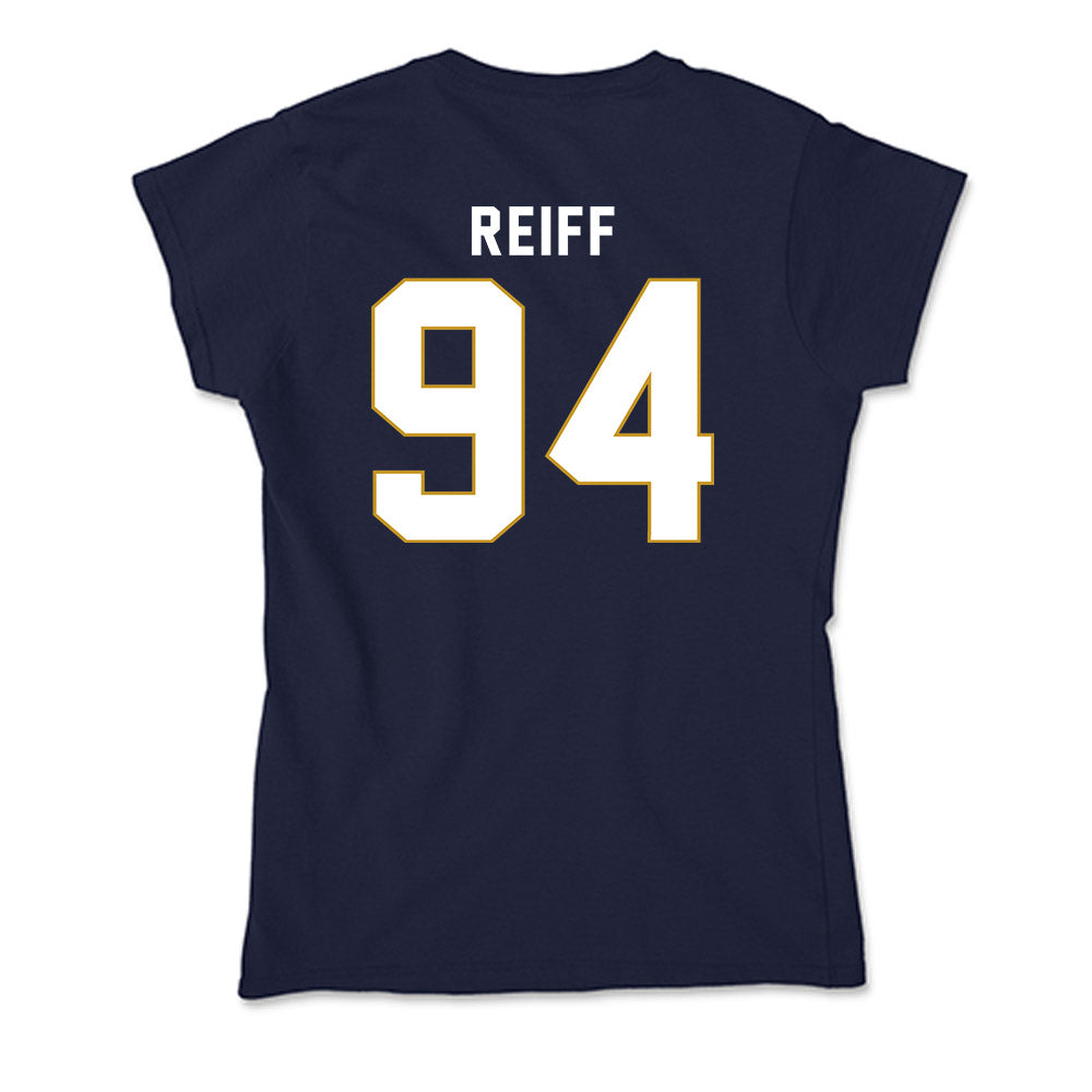 Notre Dame - NCAA Football : Joe Reiff - Soft Style Women’s T-Shirt-1