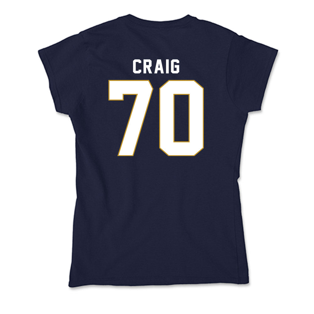 Notre Dame - NCAA Football : Ashton Craig - Soft Style Women’s T-Shirt-1