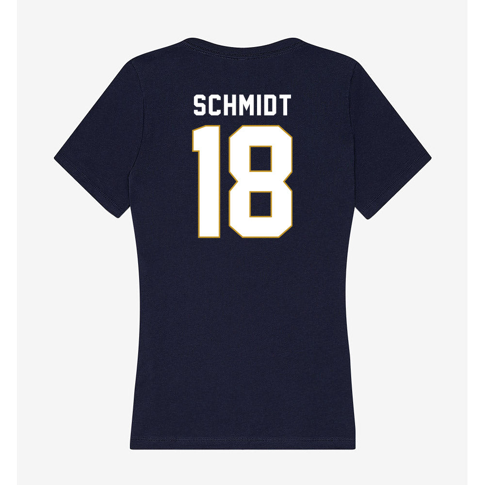Notre Dame - NCAA Football : Erik Schmidt - Women's V-Neck T-Shirt-1