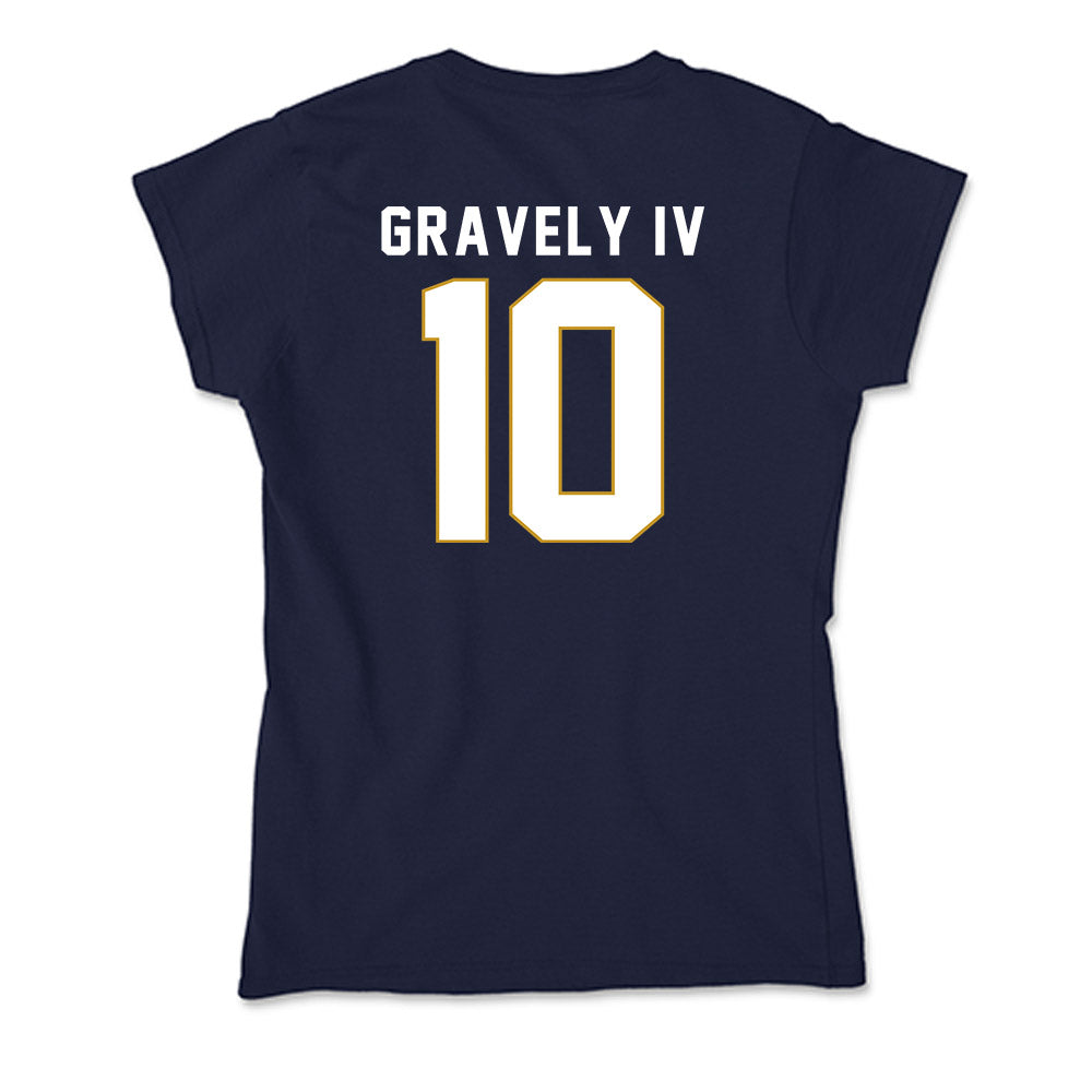 Notre Dame - NCAA Baseball : Warren Gravely IV - Soft Style Women’s T-Shirt-1