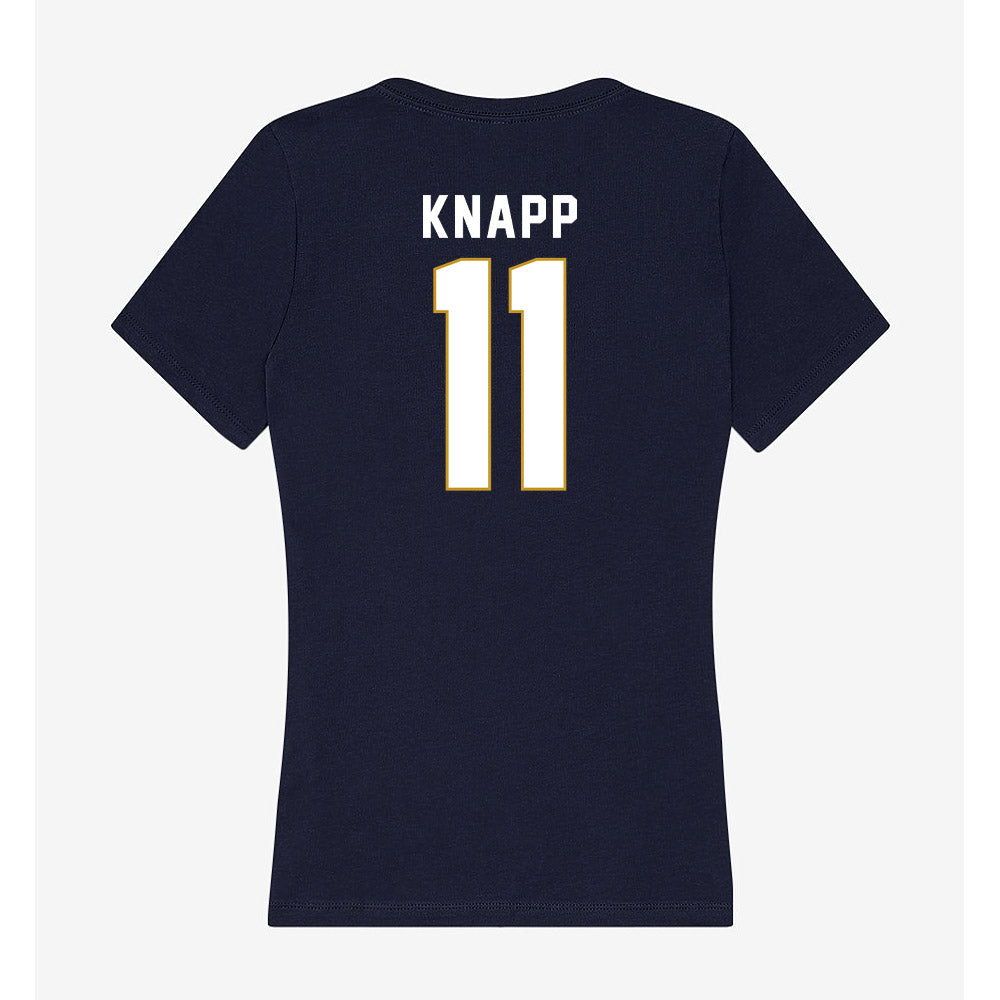 Notre Dame - NCAA Women's Soccer : Tessa Knapp - Women's V-Neck T-Shirt-1