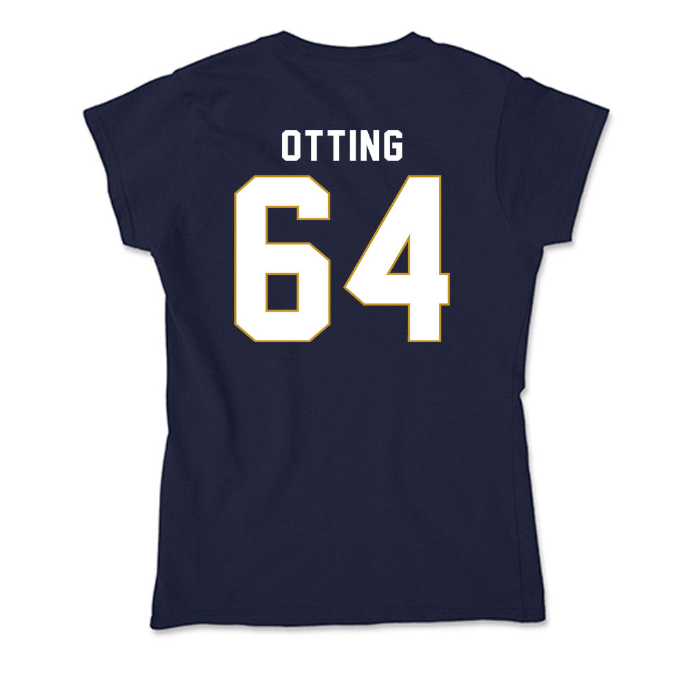 Notre Dame - NCAA Football : Joe Otting - Soft Style Women’s T-Shirt-1