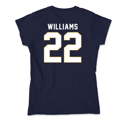 Notre Dame - NCAA Football : Aneyas Williams - Soft Style Women’s T-Shirt-1