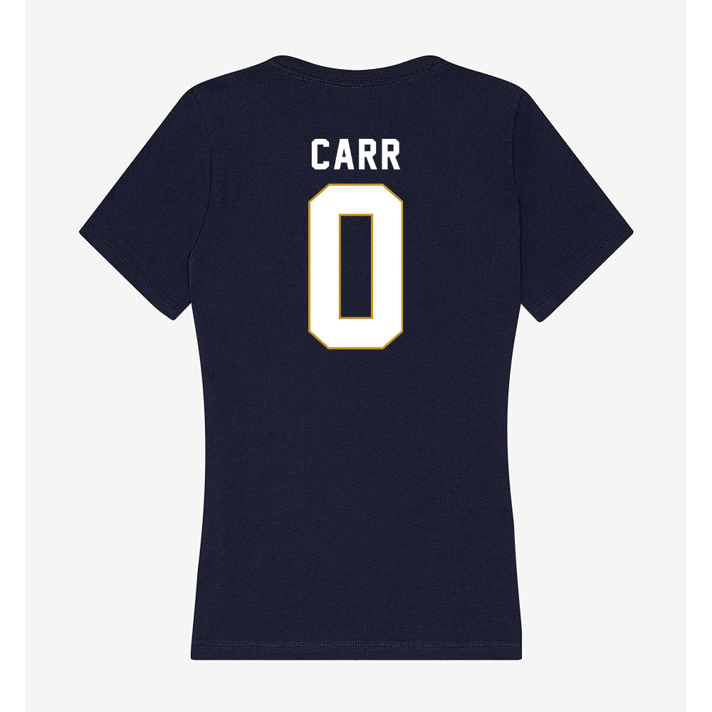 Notre Dame - NCAA Women's Lacrosse : Katherine Carr - Women's V-Neck T-Shirt-1