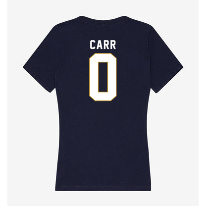Notre Dame - NCAA Women's Lacrosse : Katherine Carr - Women's V-Neck T-Shirt-1