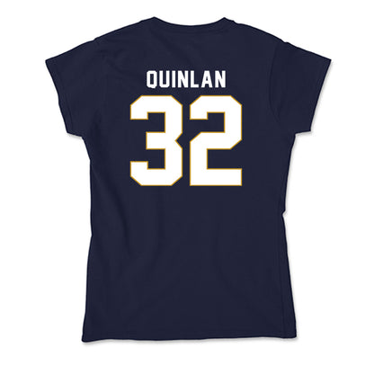 Notre Dame - NCAA Men's Ice Hockey : Patrick Quinlan - Soft Style Women’s T-Shirt-1