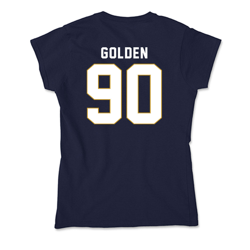 Notre Dame - NCAA Football : Elijah Golden - Soft Style Women’s T-Shirt-1